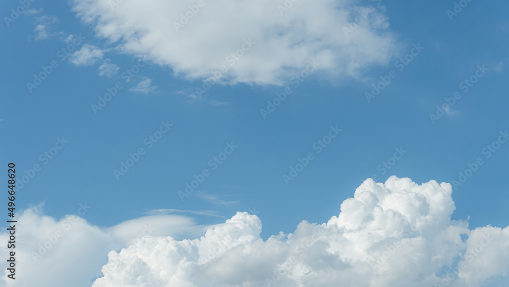 White cloud on sky background White cloud on sky background