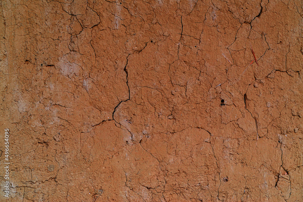 Old house, clay wall texture, background. Old house, clay wall texture, background.