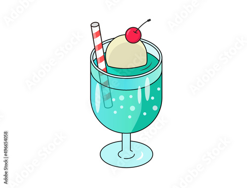 昭和レトロなクリームソーダー