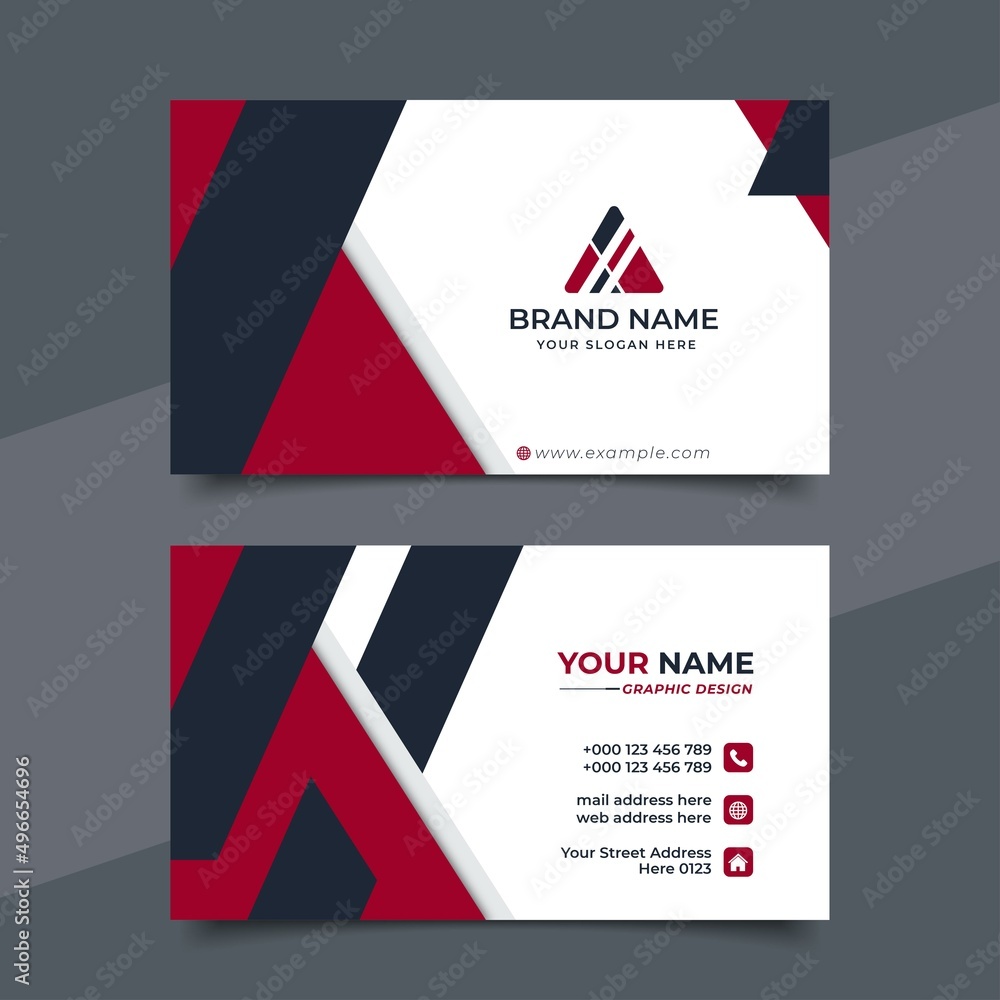 Creative Modern Professional Business card Vector Design