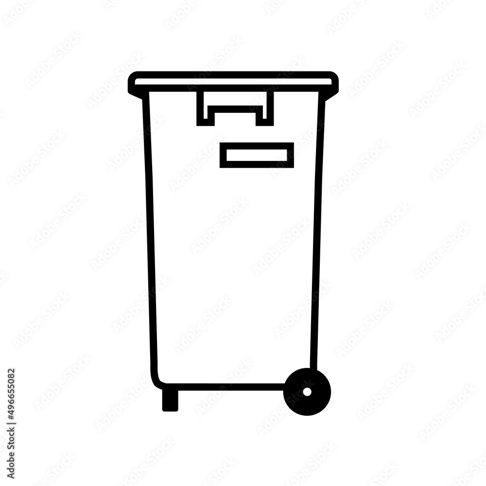 Trash can. Waste recycling. Do not litter. Trash can. Waste recycling. Do not litter.