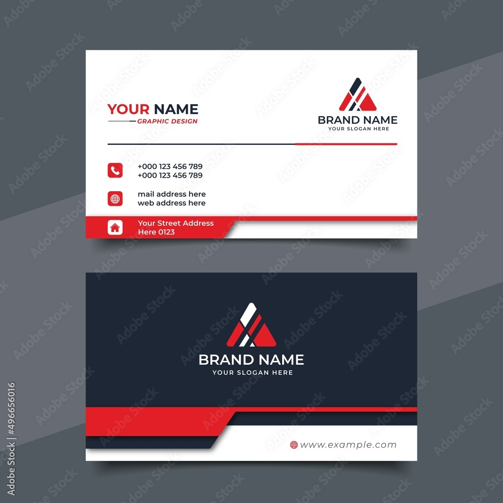Creative Modern Professional Business card Vector Design Creative Modern Professional Business card Vector Design