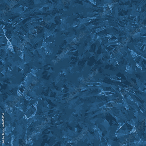 Seamless blue scratches background, hand drawn grunge texture.