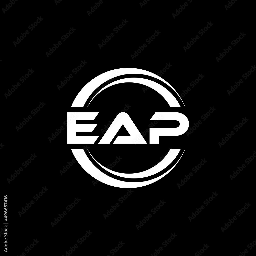 EAP letter logo design with black background in illustrator, vector logo modern alphabet font overlap style. calligraphy designs for logo, Poster, Invitation, etc. EAP letter logo design with black background in illustrator, vector logo modern alphabet font overlap style. calligraphy designs for logo, Poster, Invitation, etc.