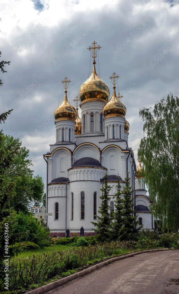 St. Nicolas orthodox cathedral. St Nicolas monastery, city of Pereslavl Zalessky, Russia