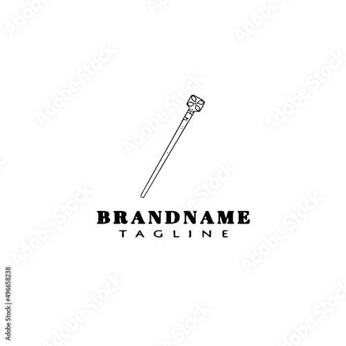 sceptre logo icon design template illustration