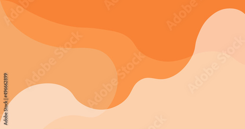 illustration of an oranges waves background