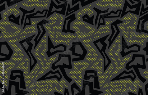 Seamless geometric polygon camouflage pattern vector background for Fabric and textile printing, jersey print, wrapping paper, backdrops and , packaging, web banners