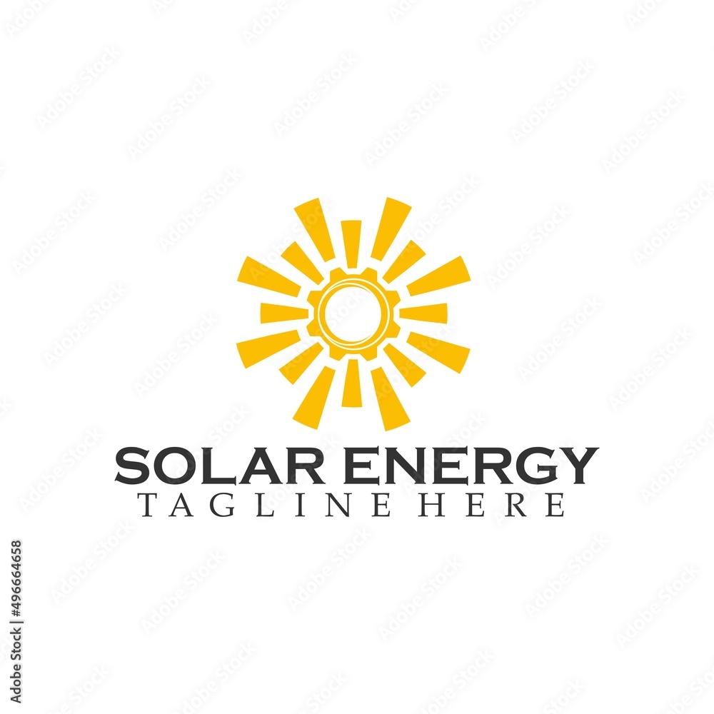 solar energy logo. Solar technology logo design solar energy logo. Solar technology logo design