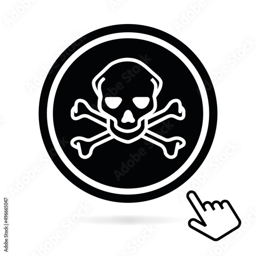 Logo danger de mort.