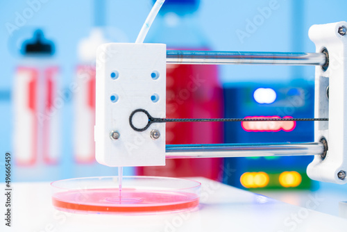 3D  bioprinting is the utilization of 3D printing  to combine cells, growth   biomaterials to make biomedical parts photo