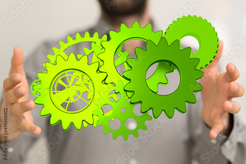Eco green environment conce...