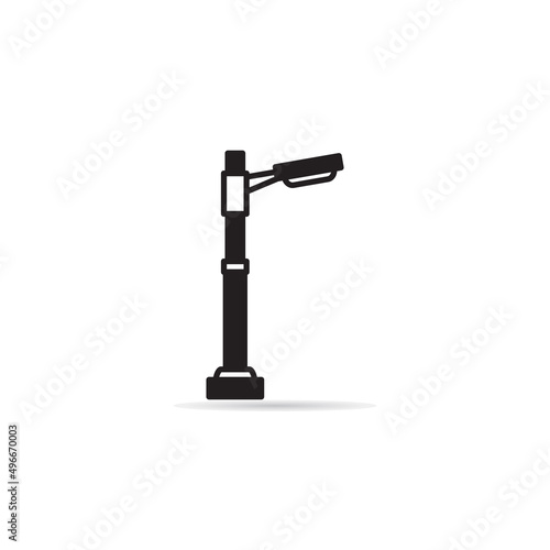 street lamp icon vector illustration