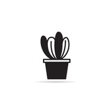 house plant icon vector illustration