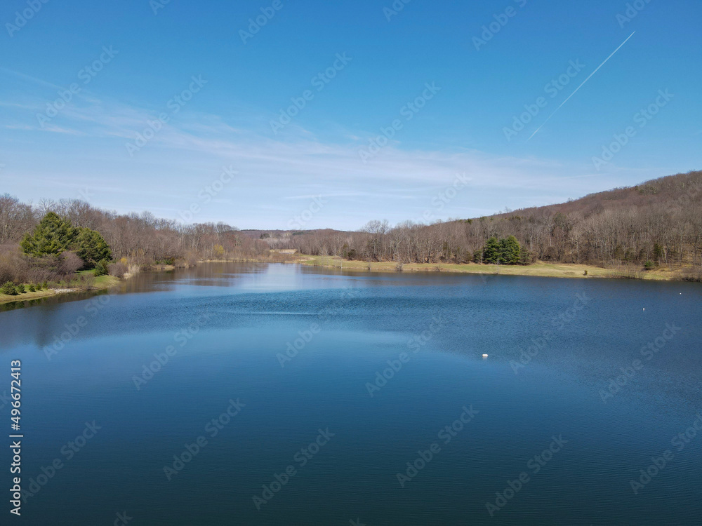Fototapeta premium lake in autumn