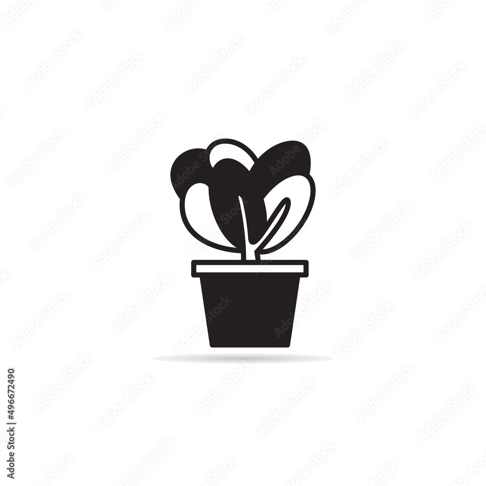 houseplant, plant pot icon vector illustration houseplant, plant pot icon vector illustration