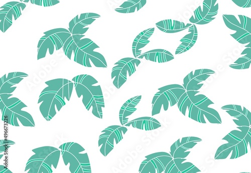 Tropical tree beach palm island vacancy holiday summer illustration on white background 