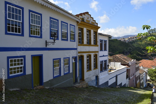 Ladeiras de Ouro Preto e suas construções históricas