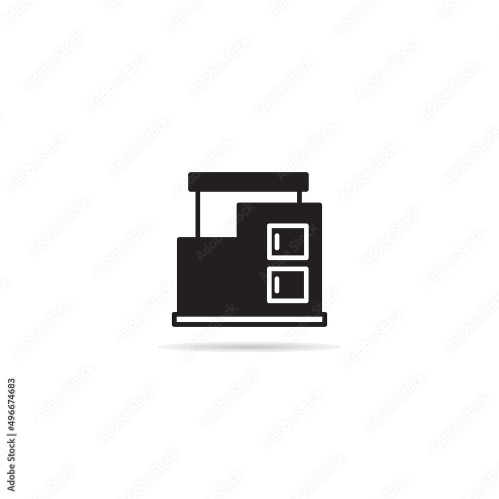 home building icon vector illustration home building icon vector illustration