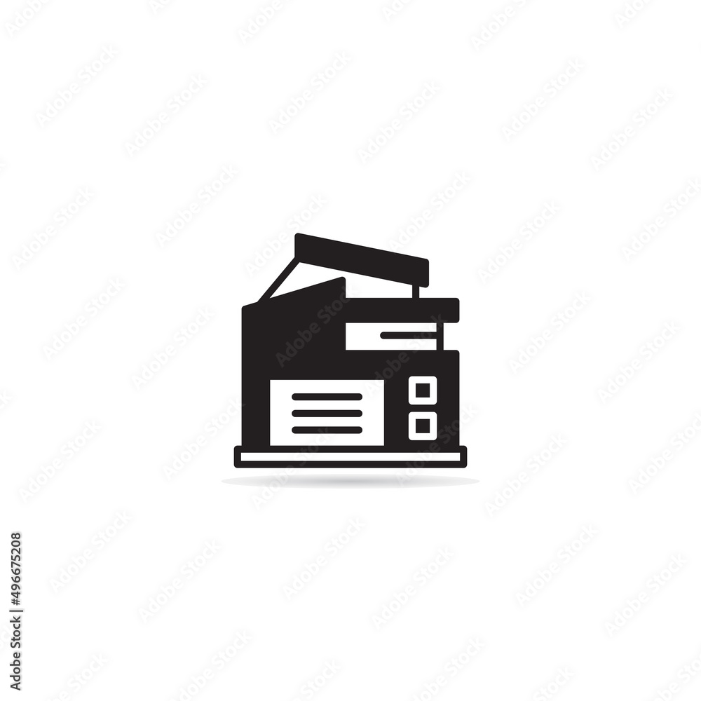 home building icon vector illustration home building icon vector illustration