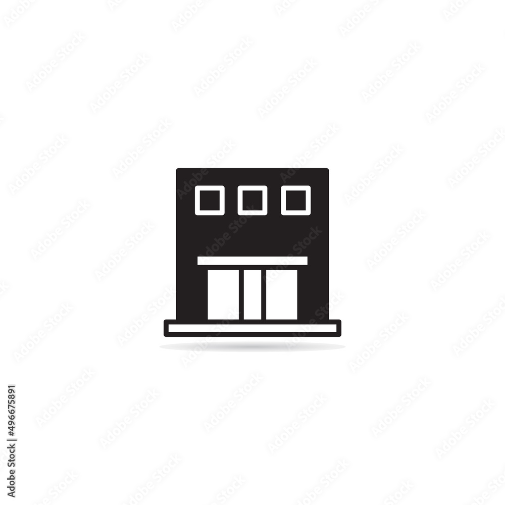 house building icon vector illustration house building icon vector illustration
