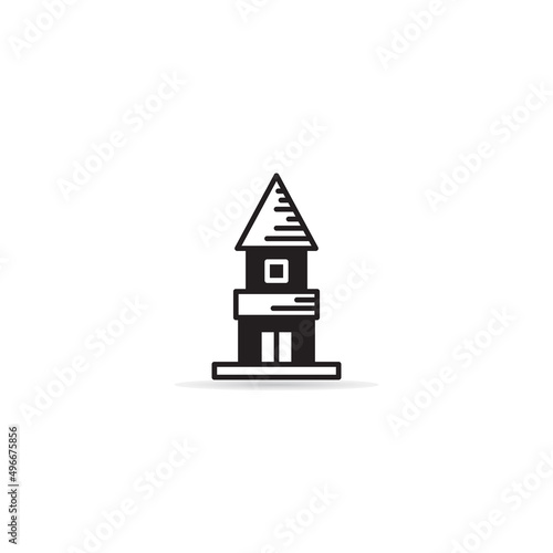 tower building vector illustration