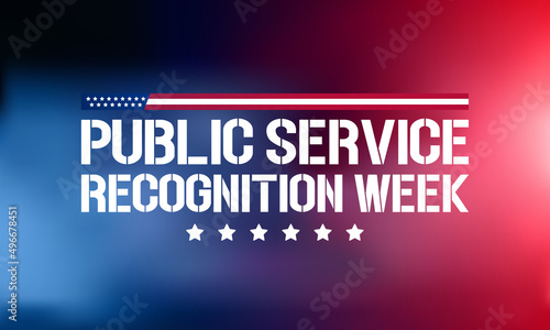 Fotografia Public Service Recognition Week (PSRW) observed each year in May, to honor the men and women who serve nation as federal, state, county, local and tribal government employees