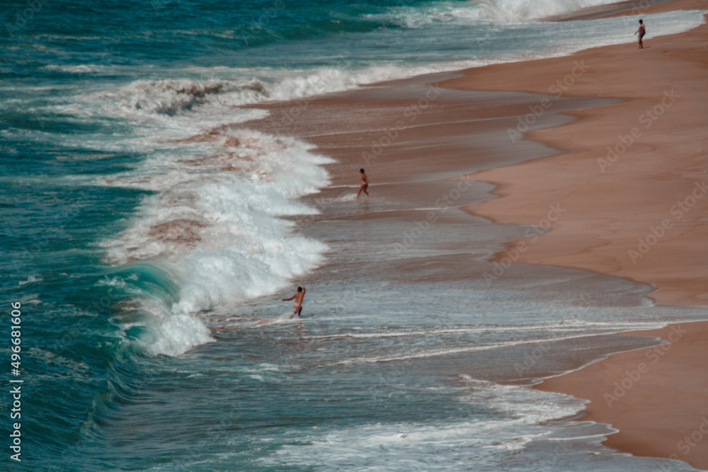 portugal lisbonne nature vague océan plage