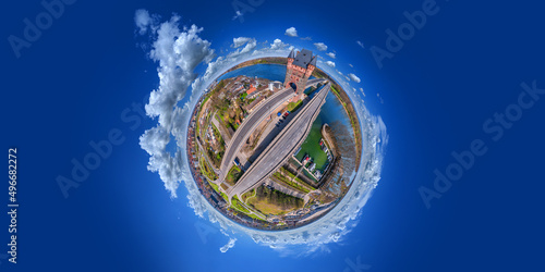 Wallpaper Mural little planet nibelung bridge worms 2 Torontodigital.ca