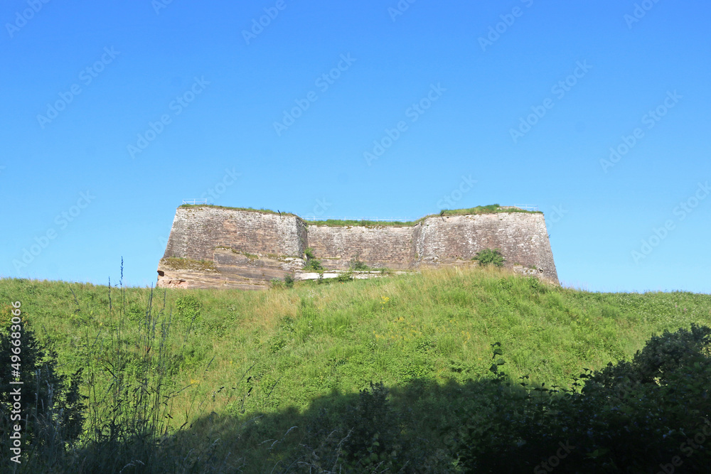 Exterior of a citadel in Bitche, France Exterior of a citadel in Bitche, France