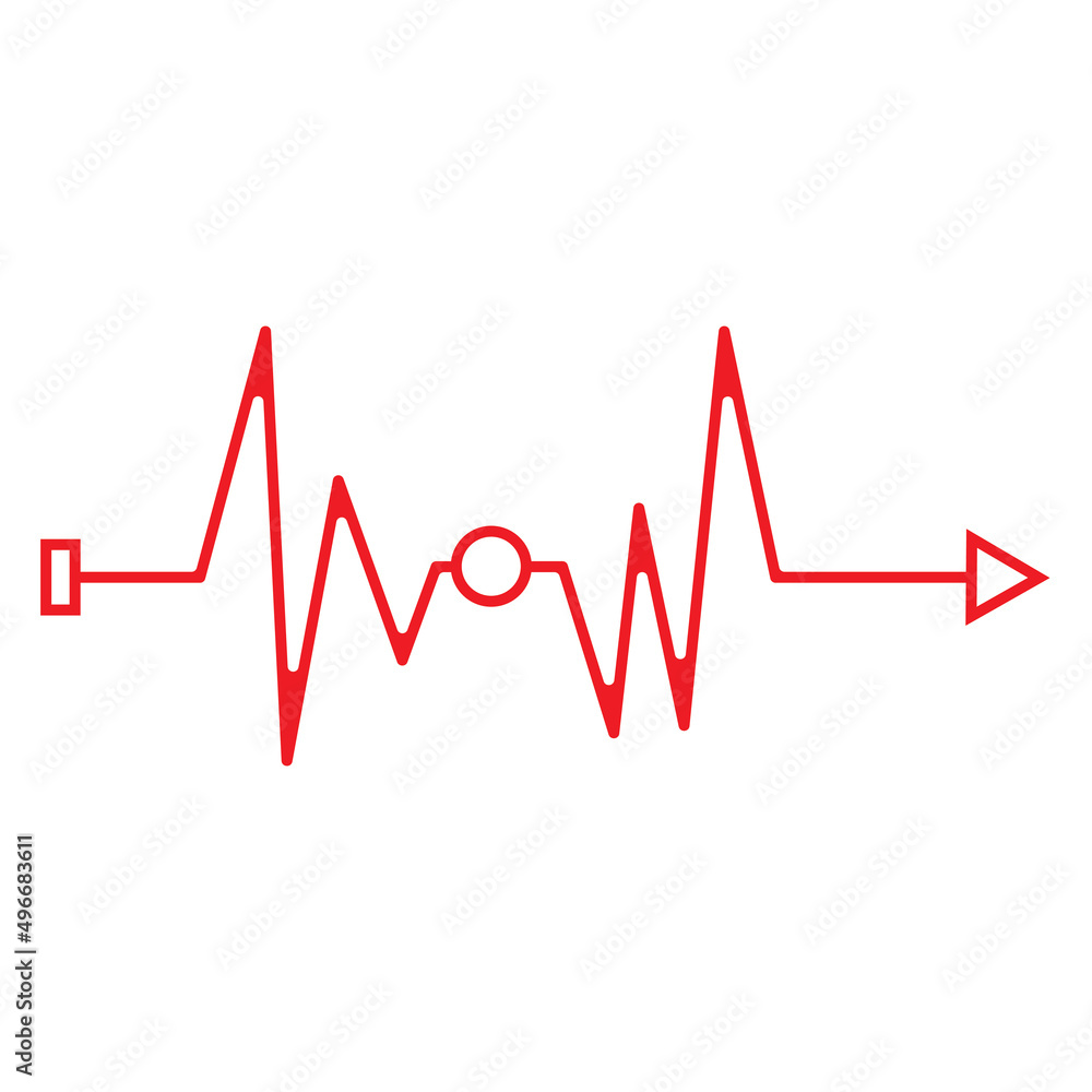 pulse logo symbol templat vector design and icon pulse logo symbol templat vector design and icon
