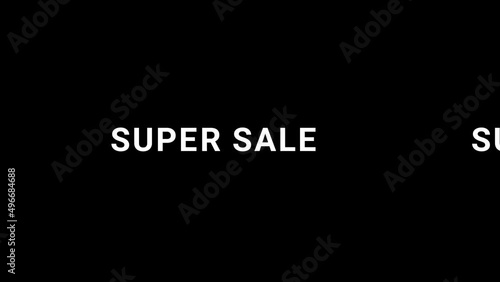 Special offer, super sale, up to 50 % off. Discount on holiday and seasonal sales. Promotional offer. Sales for Black Friday. Advertising animation for website, social media posts, stories. Seamless 