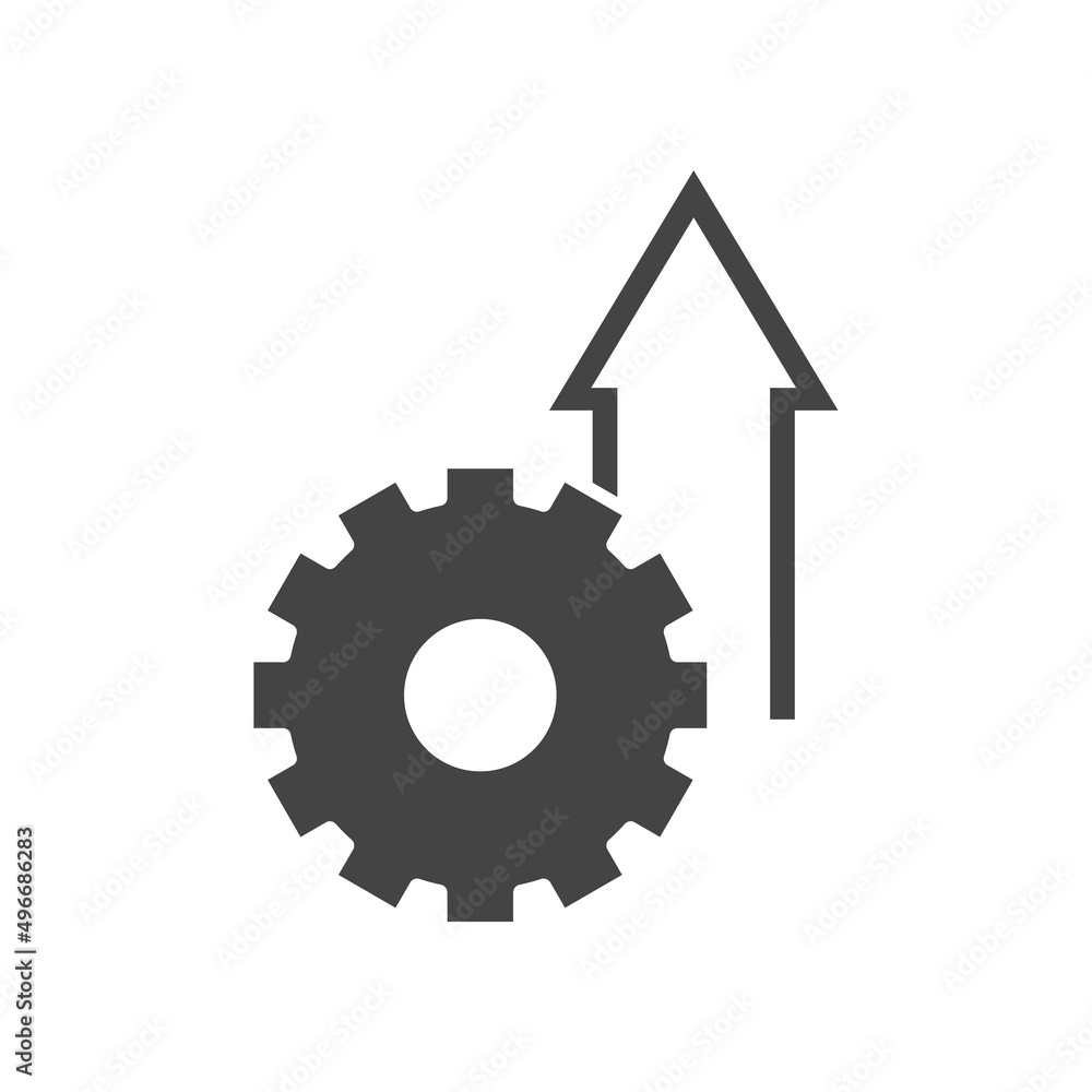 Progress vector icon on white isolated background. Layers grouped for easy editing illustration. For your design. Progress vector icon on white isolated background. Layers grouped for easy editing illustration. For your design.