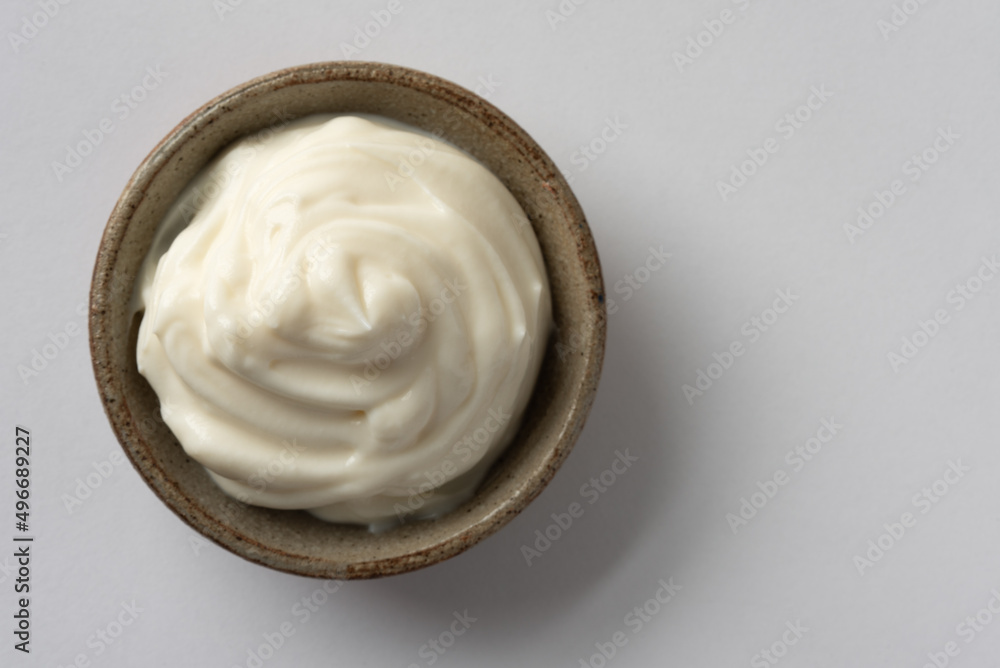 Sour Cream in a Bowl Sour Cream in a Bowl