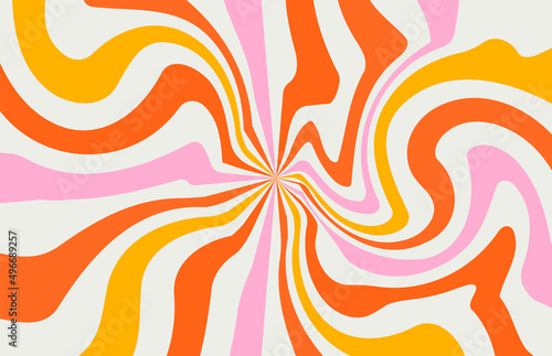 acid wave rainbow line backgrounds in 1970s 1960s hippie style. carnival wallpaper patterns retro vintage 70s 60s groove. psychedelic poster background collection. vector design illustration