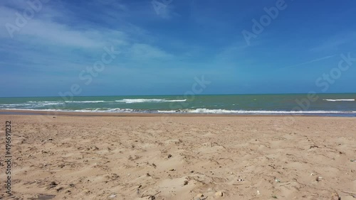 Mare a baia Kamarina a Scoglitti (RG) in Sicilia