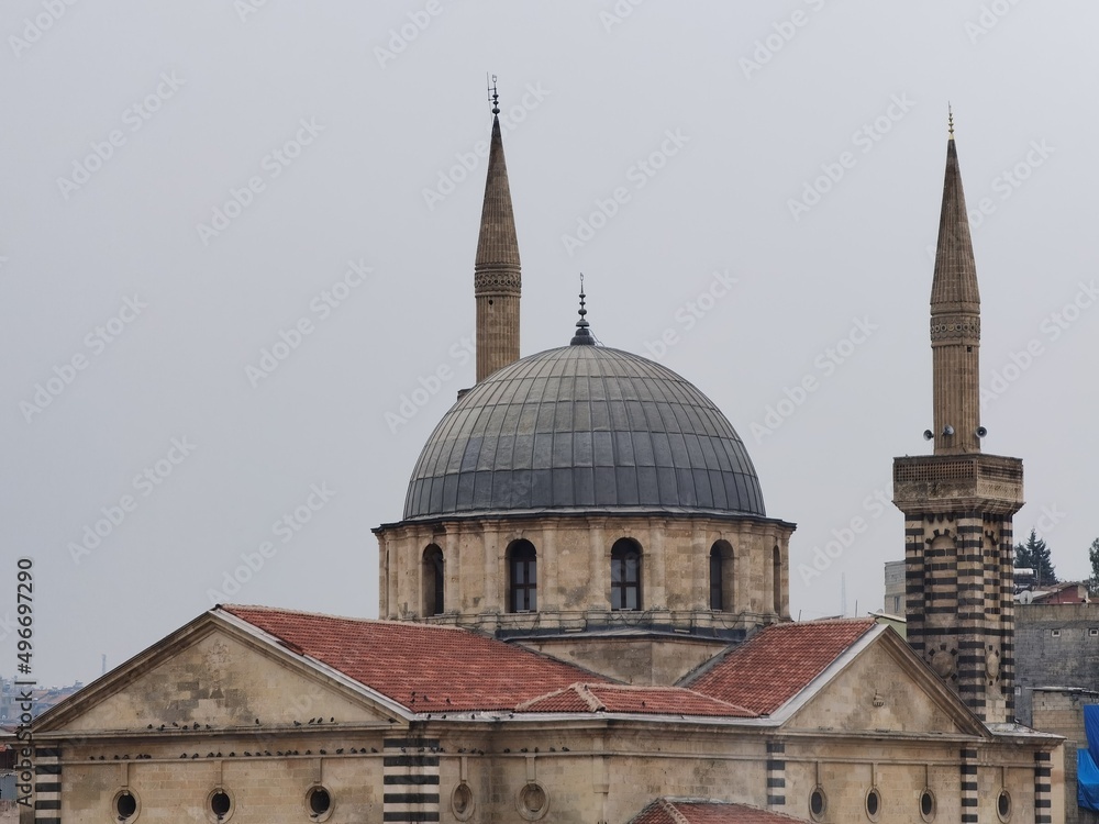 Mosque with dome in Gaziantep