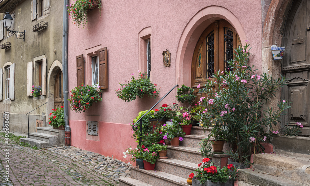 Fototapeta premium Eguisheim architecture