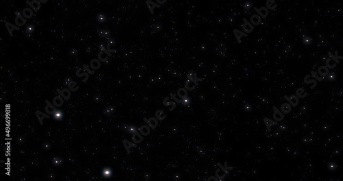 Dark night sky with plenty of stars. 4K photo