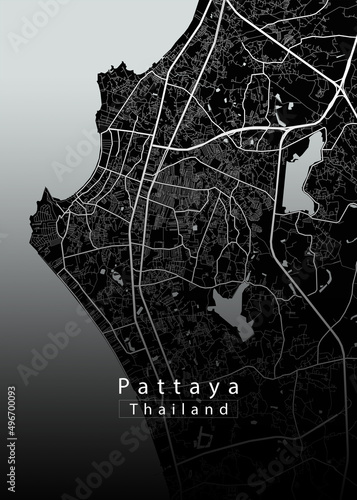 Pattaya Thailand City Map