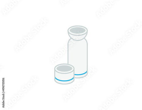Sake vector flat emoticon. Isolated Sake illustration. Sake icon