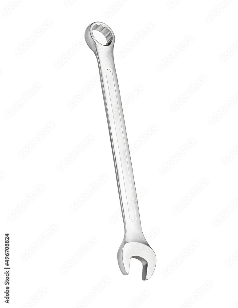 Wrench tool isolated on white background