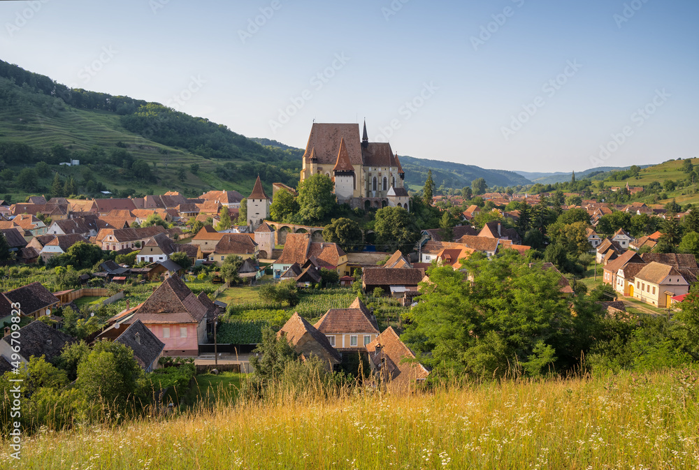 Biertan village in Transylvania, Romania, Europe