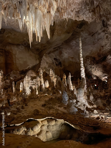 Canvas Print Rock Formations in Carlsbad Caverns National Park