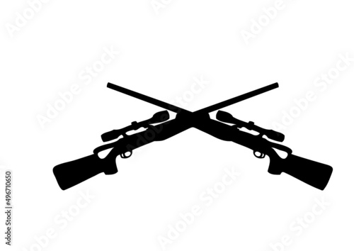 riffle sniper crossed