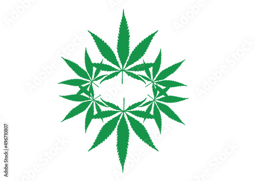 cannabis leafs