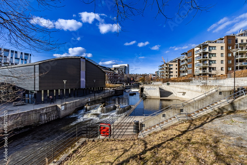 Akerselva, Nydalen, Oslo, Norway