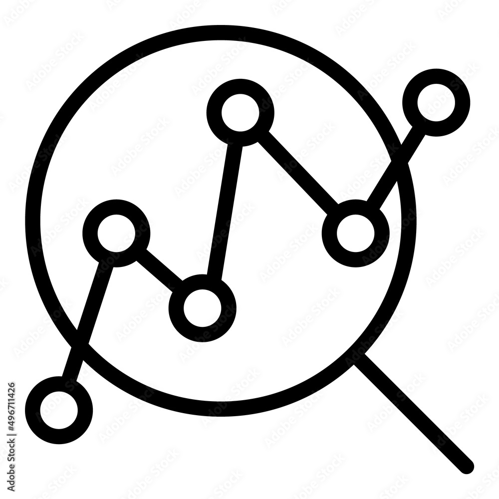 Search Statistics Flat Icon Isolated On White Background Search Statistics Flat Icon Isolated On White Background
