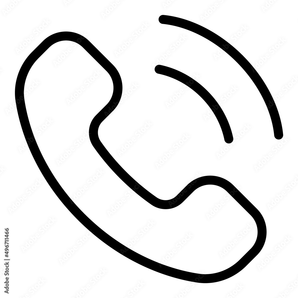 Phone Call Flat Icon Isolated On White Background Phone Call Flat Icon Isolated On White Background