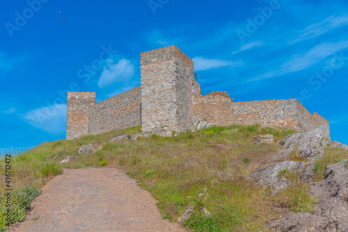 castle in Spanish town Aracena. photo